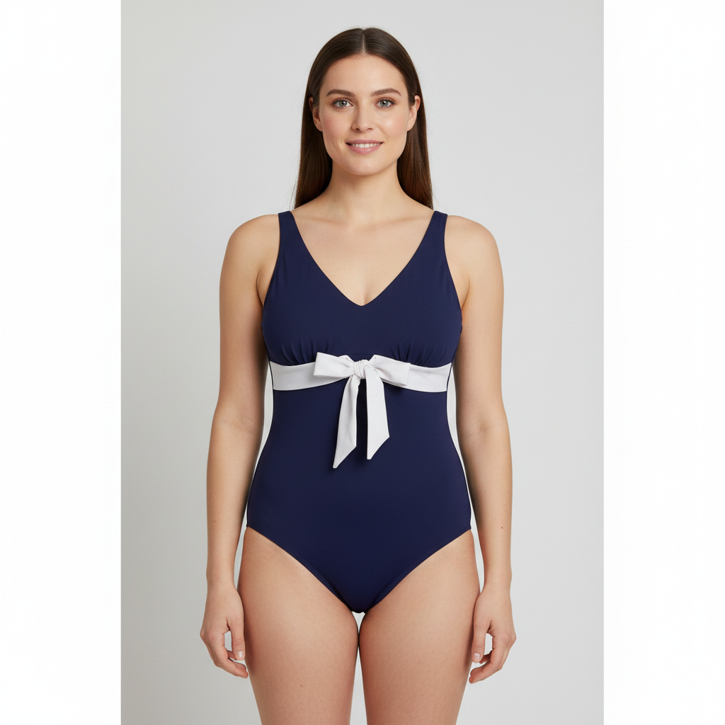 Maillot 1 pièce Anne Weyburn Bleu