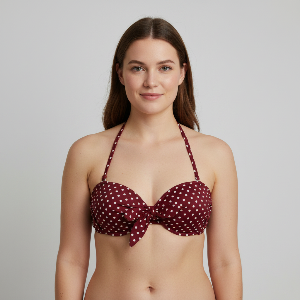 Haut de maillot La Redoute Rouge