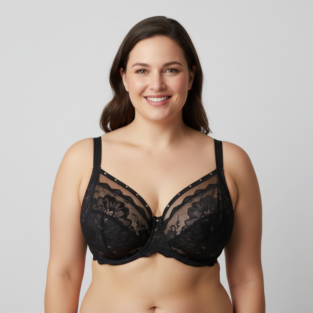Soutien-gorge Rose Noir