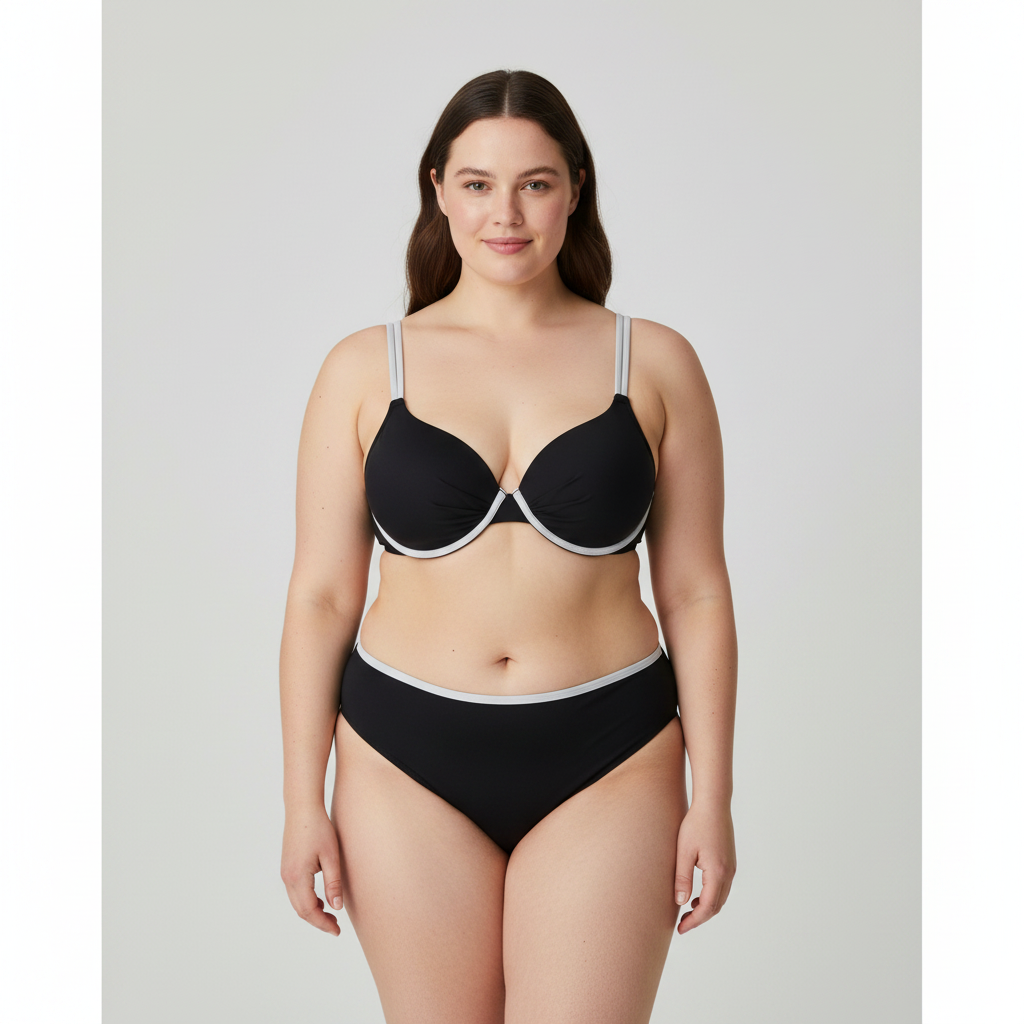 Haut de maillot Noir