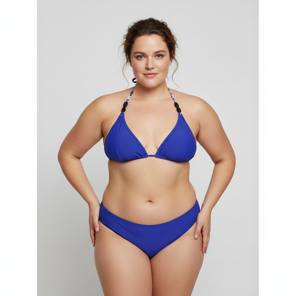 Haut de maillot Bleu