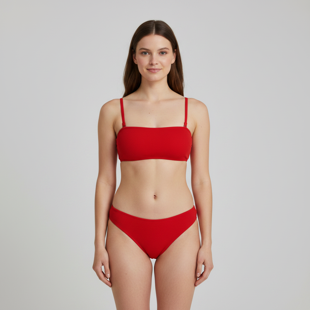 Haut de maillot Rouge