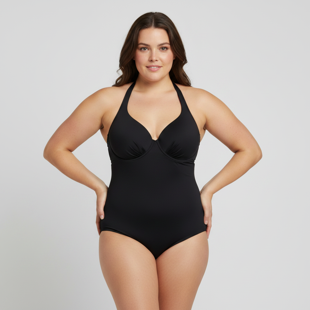 Haut de maillot Freya Noir