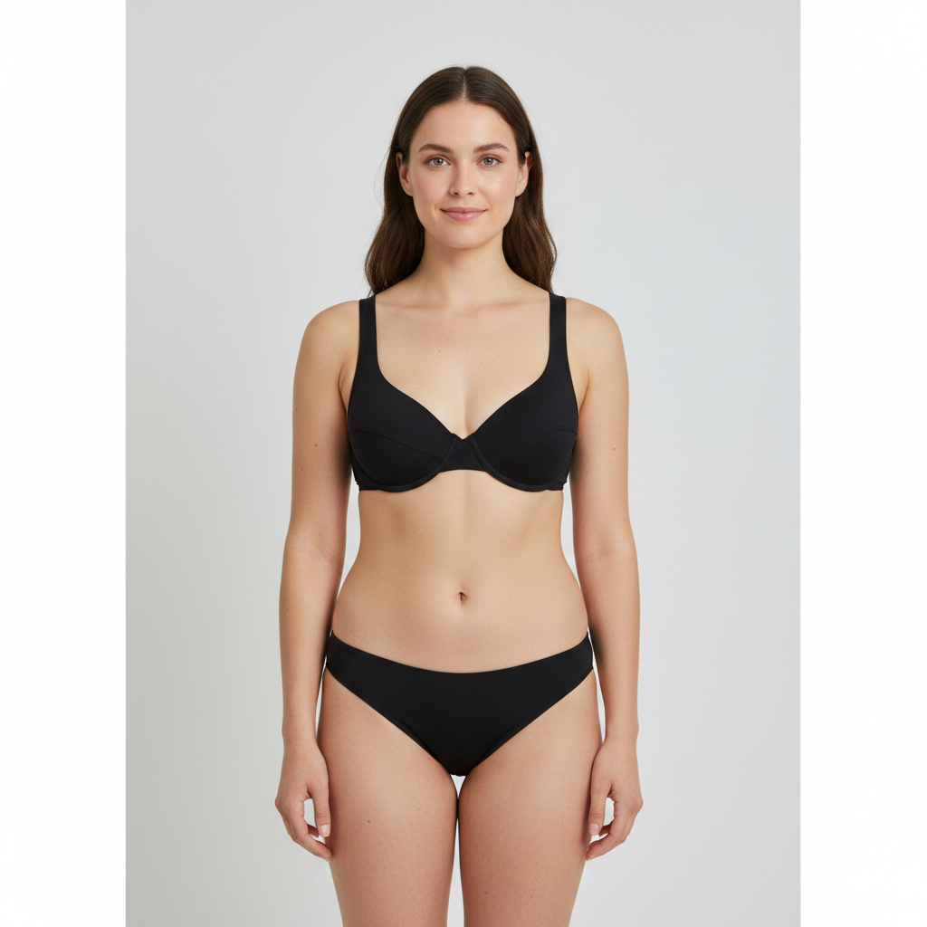 Haut de maillot Noir