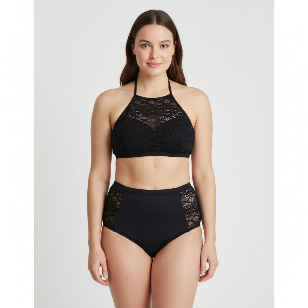 Haut de maillot Freya Noir