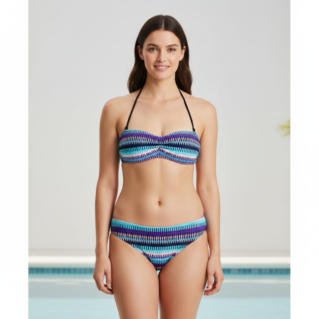Haut de maillot Bleu