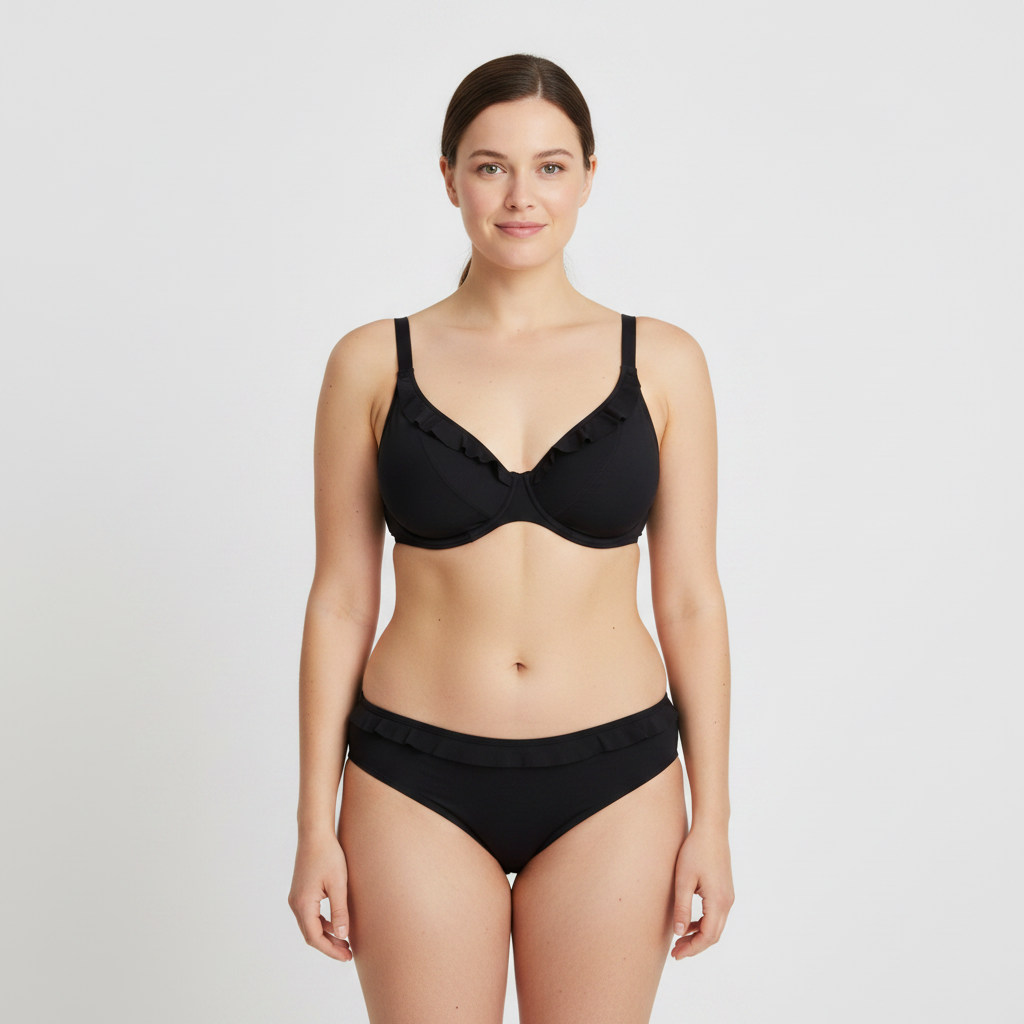 Haut de maillot Freya Noir