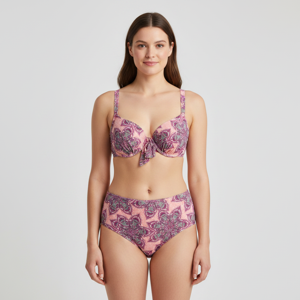 Haut de maillot RougeGorge Rose