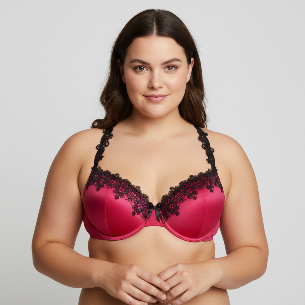 Soutien-gorge Les dessous de France Rose