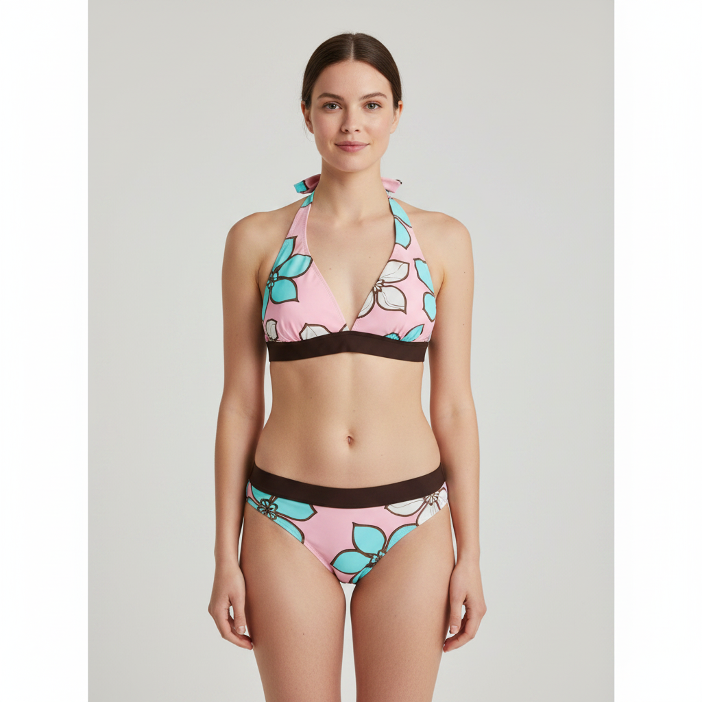 Haut de maillot Rose