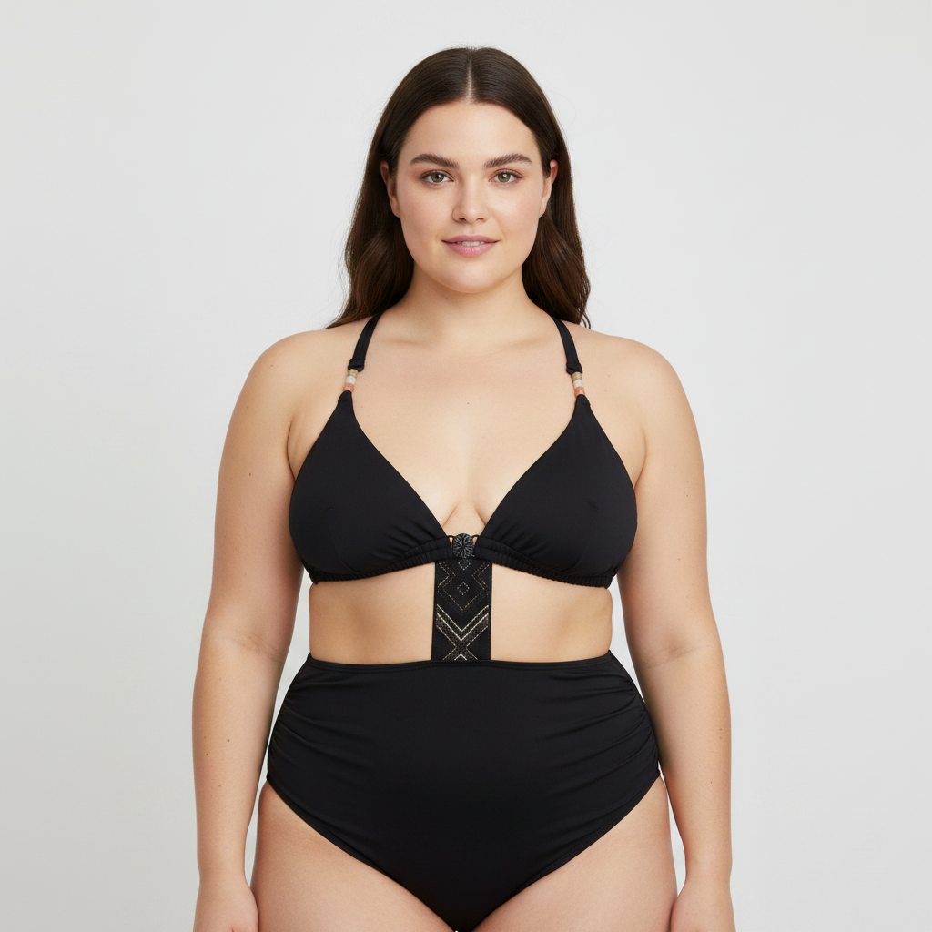 Haut de maillot RougeGorge Noir