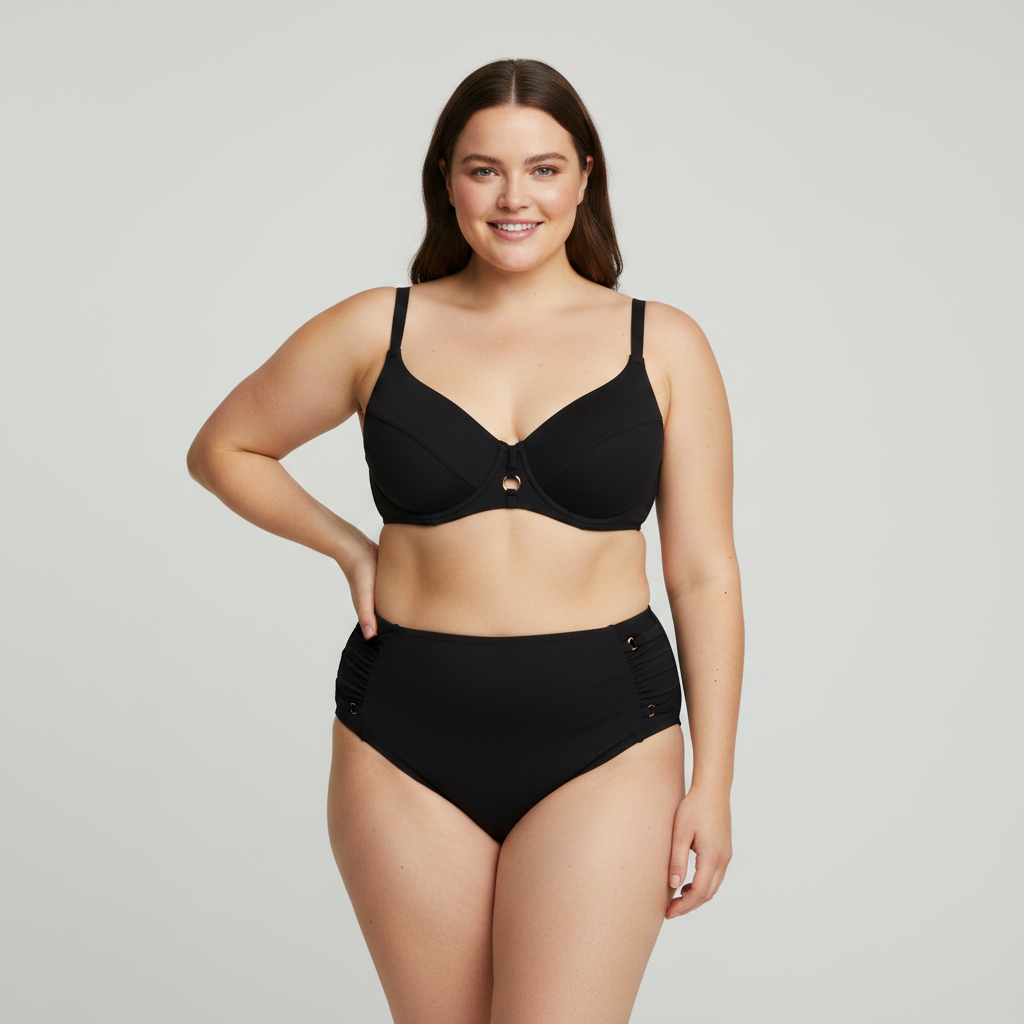 Haut de maillot RougeGorge Noir