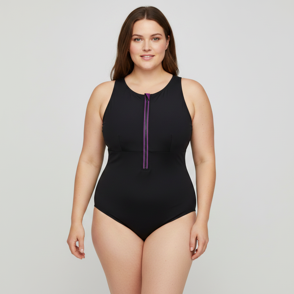 Maillot 1 pièce RougeGorge Noir