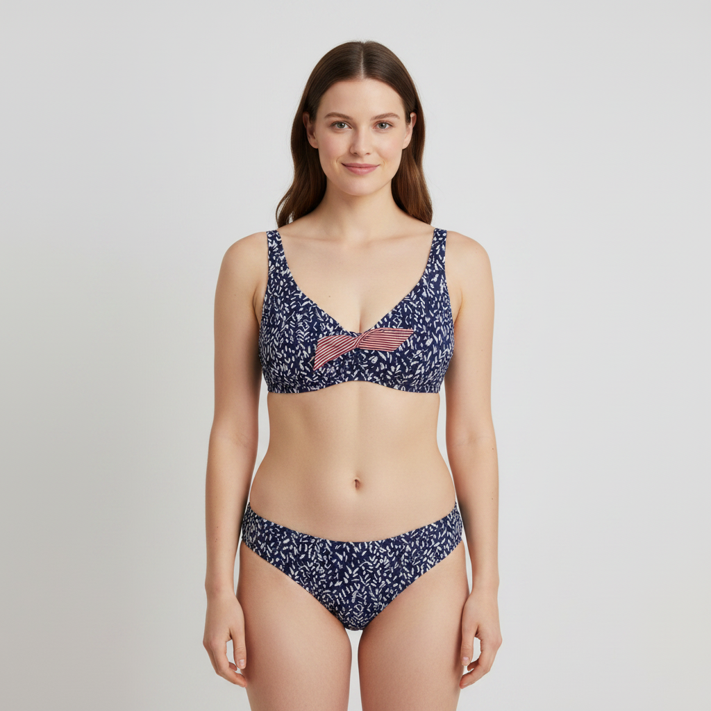 Haut de maillot Darjeeling Bleu