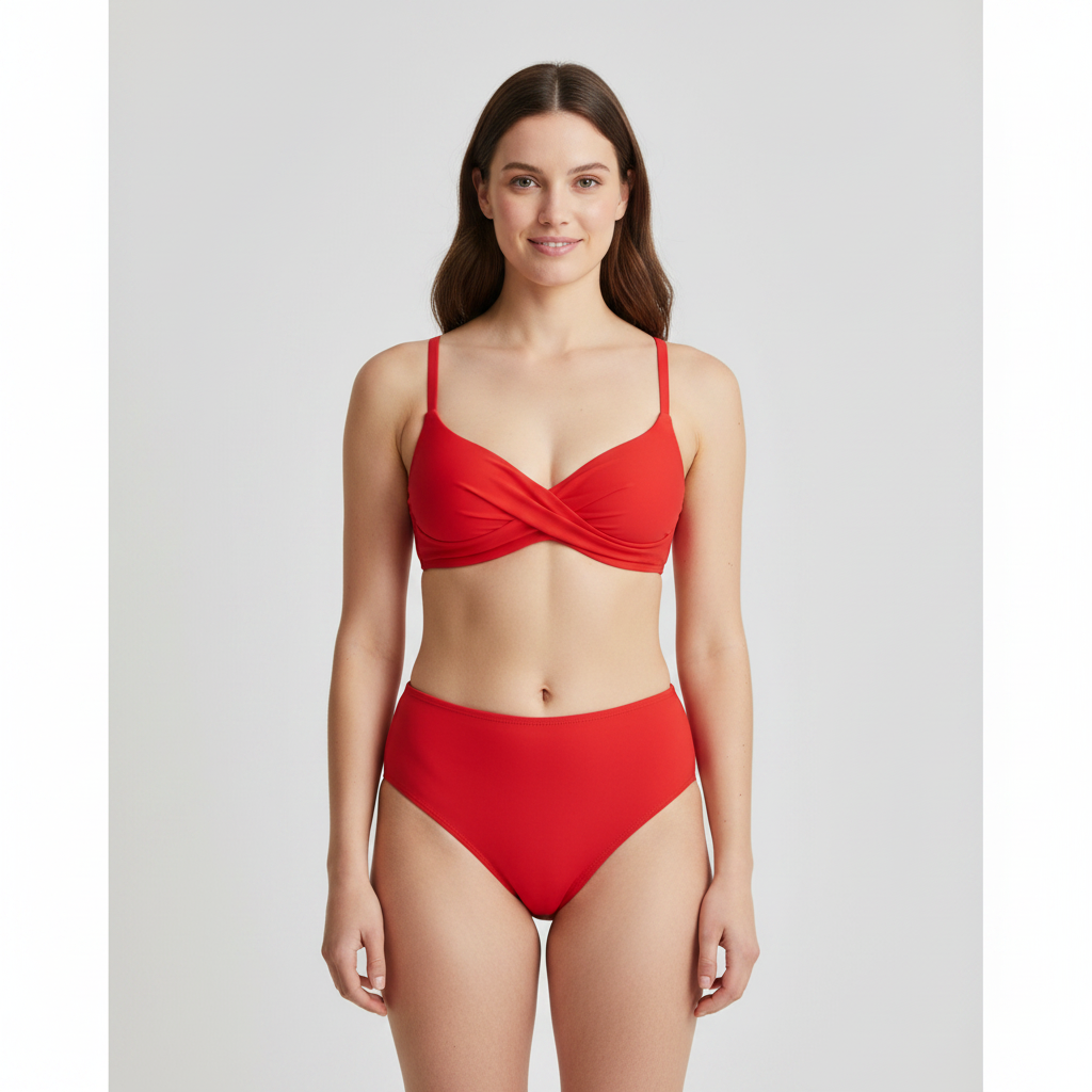 Haut de maillot Sans Complexe Rouge