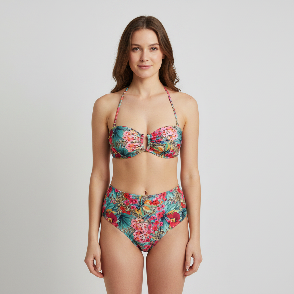 Haut de maillot Rose