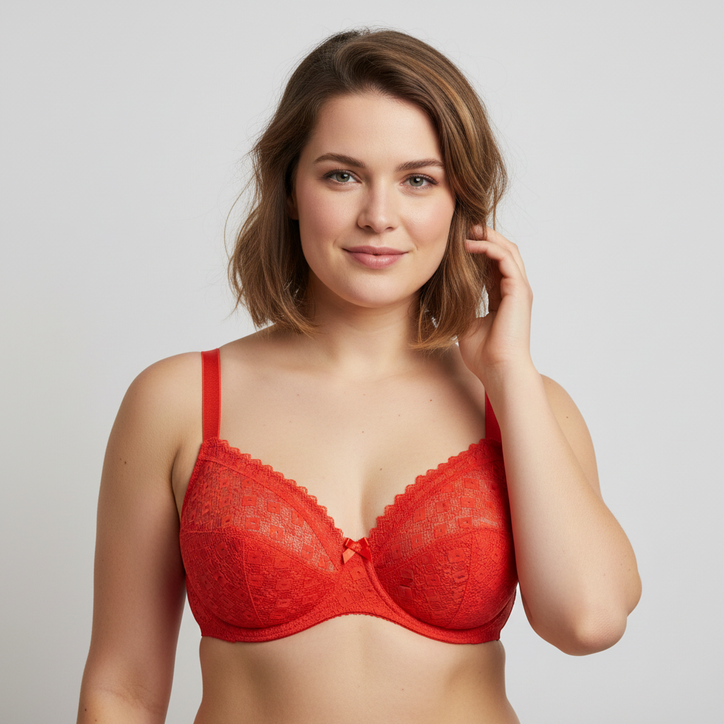 Soutien-gorge Darjeeling Rouge