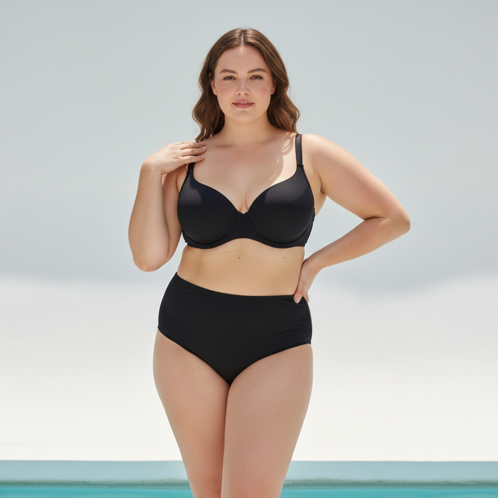 Haut de maillot RougeGorge Noir