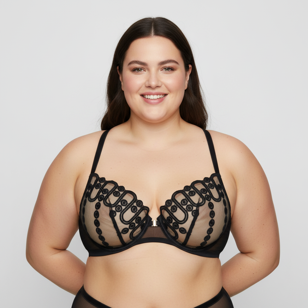 Soutien-gorge Rose Noir
