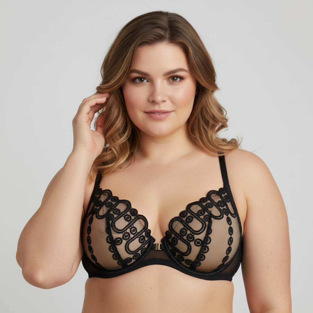 Soutien-gorge Rose Noir