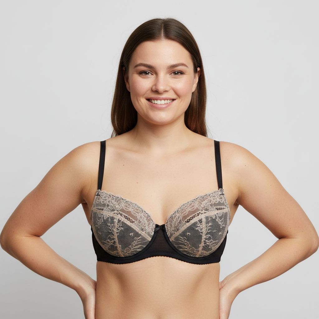 Soutien-gorge Maison Close Noir