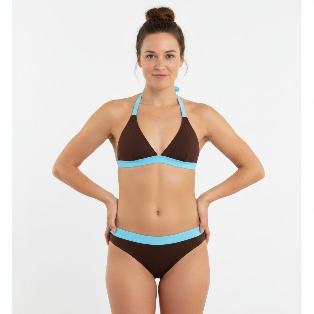 Haut de maillot 3 Suisses Marron