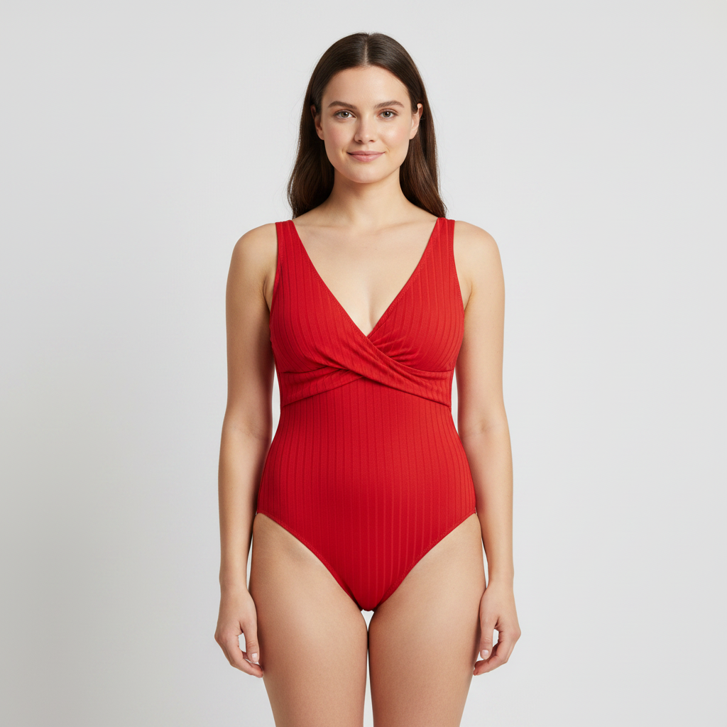 Maillot 1 pièce RougeGorge Rouge