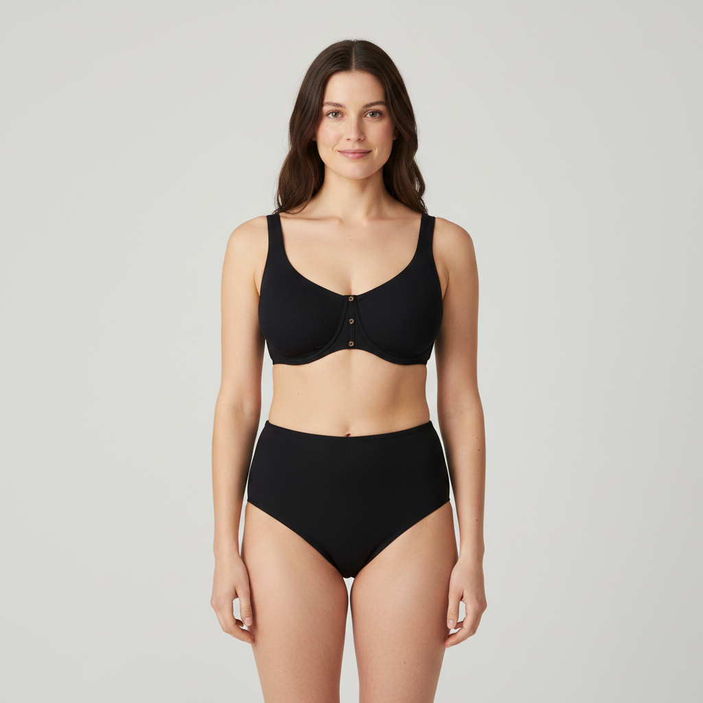 Haut de maillot RougeGorge Noir