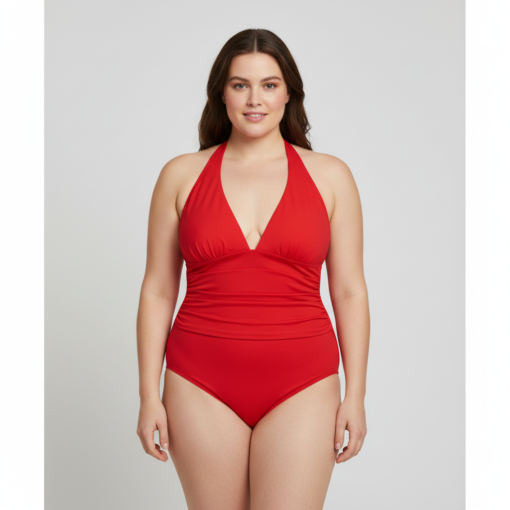 Maillot 1 pièce ETAM Rouge
