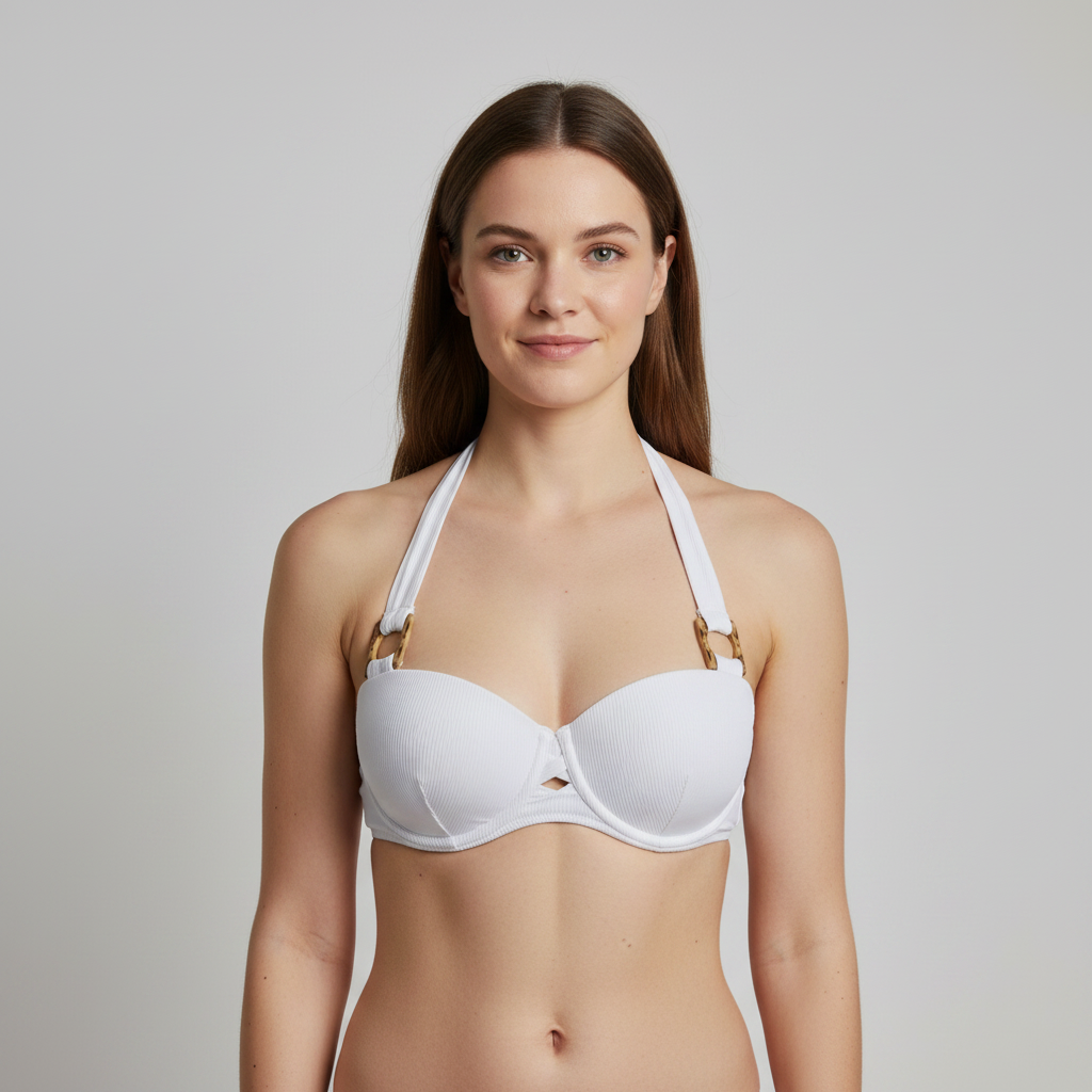 Haut de maillot Brigitte Bardot Blanc