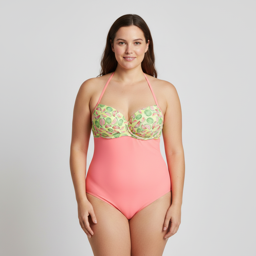 Haut de maillot Kiwi Saint Tropez Jaune