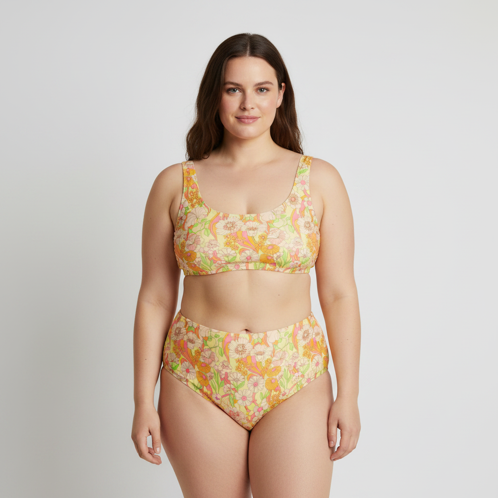 Haut de maillot Monki Orange