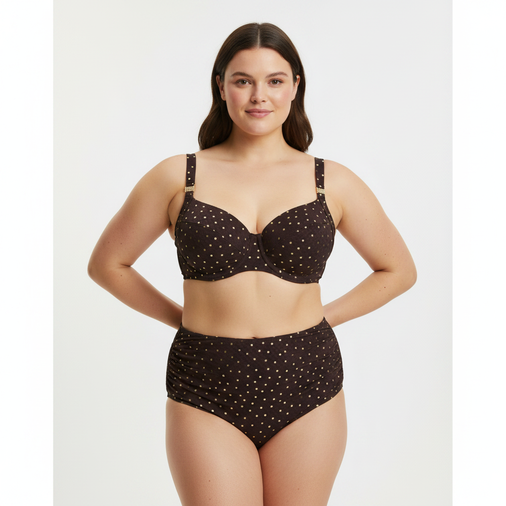Haut de maillot Allande Marron