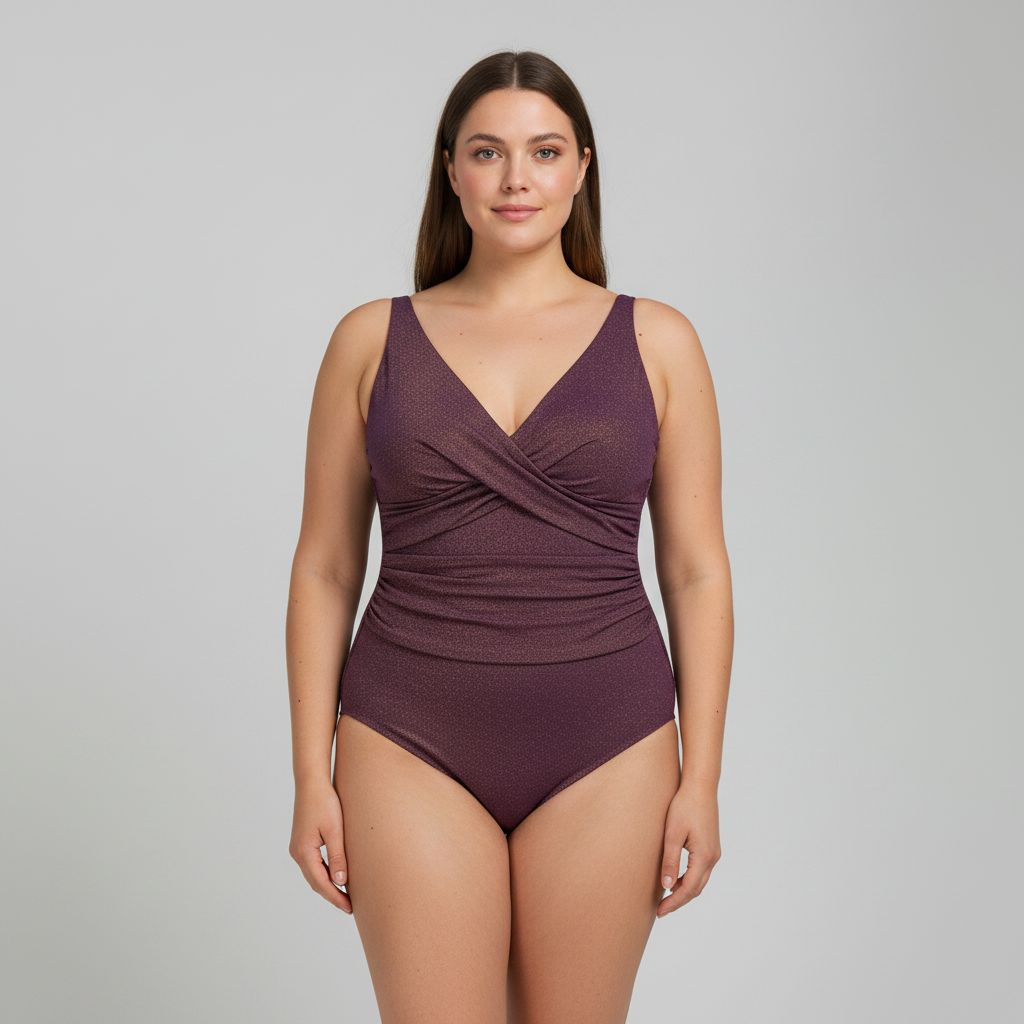 Maillot 1 pièce RougeGorge Violet