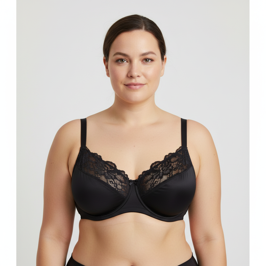 Soutien-gorge Post-mastectomie Noir RougeGorge