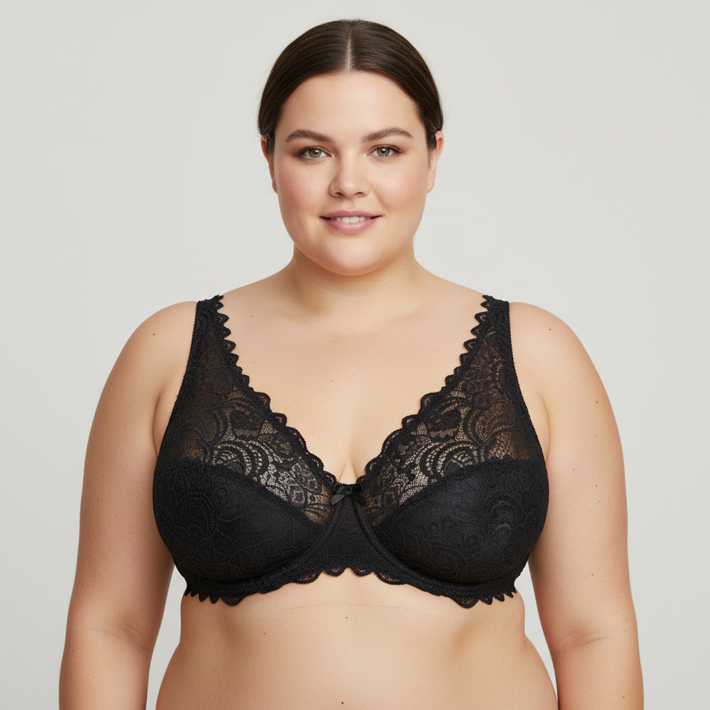 Soutien-gorge Post-mastectomie Noir RougeGorge