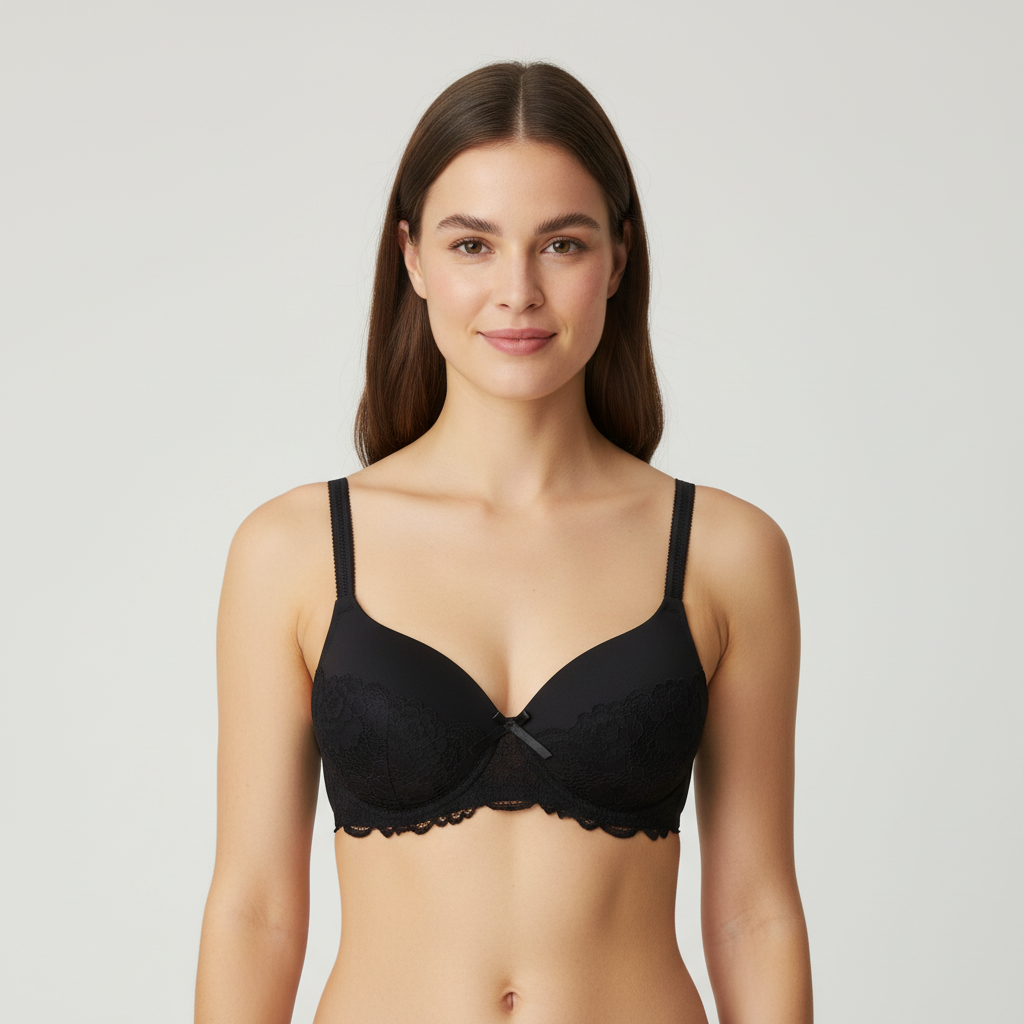 Soutien-gorge Post-mastectomie Noir RougeGorge