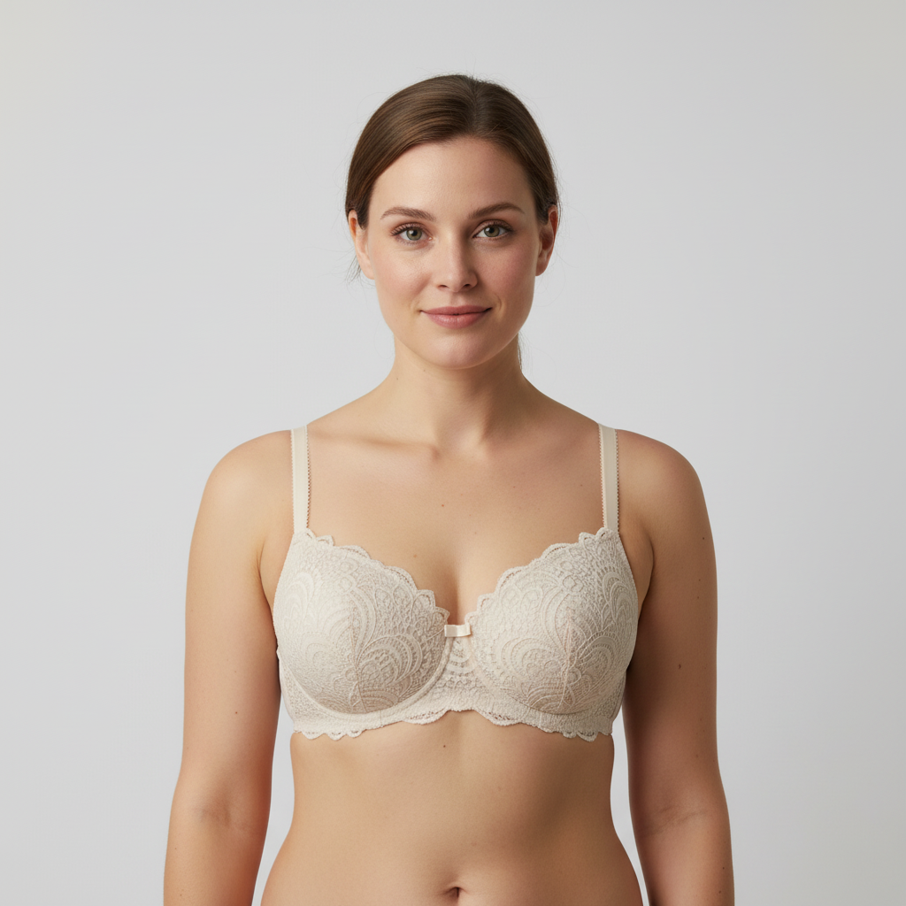 Soutien-gorge Post-mastectomie Blanc RougeGorge