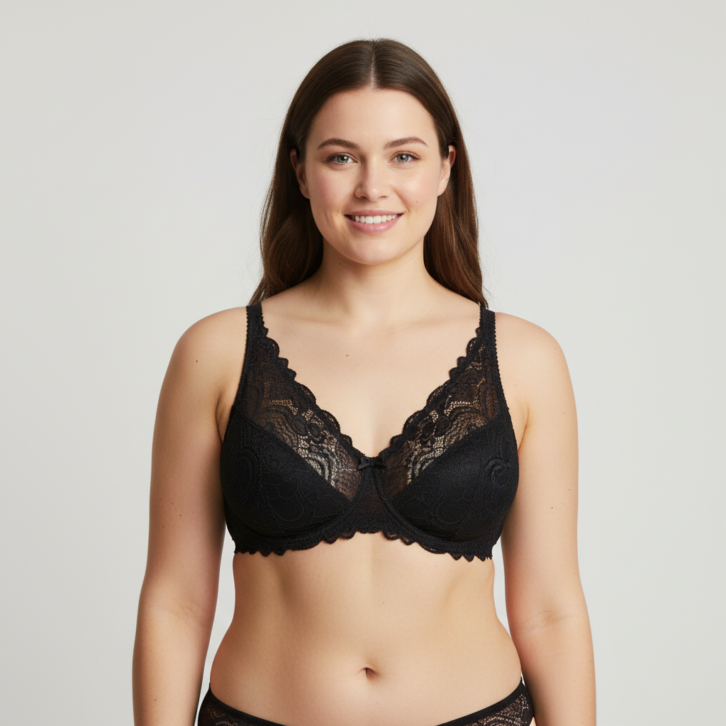 Soutien-gorge Post-mastectomie Noir RougeGorge