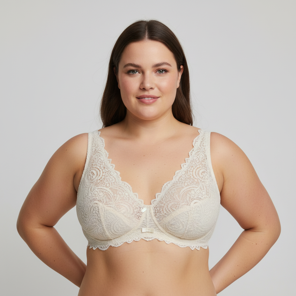 Soutien-gorge Post-mastectomie Blanc RougeGorge