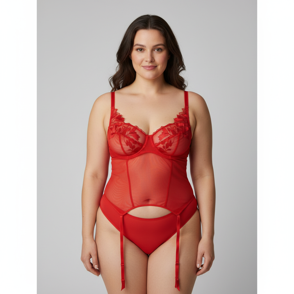 Soutien-gorge sexy Darjeeling Rouge
