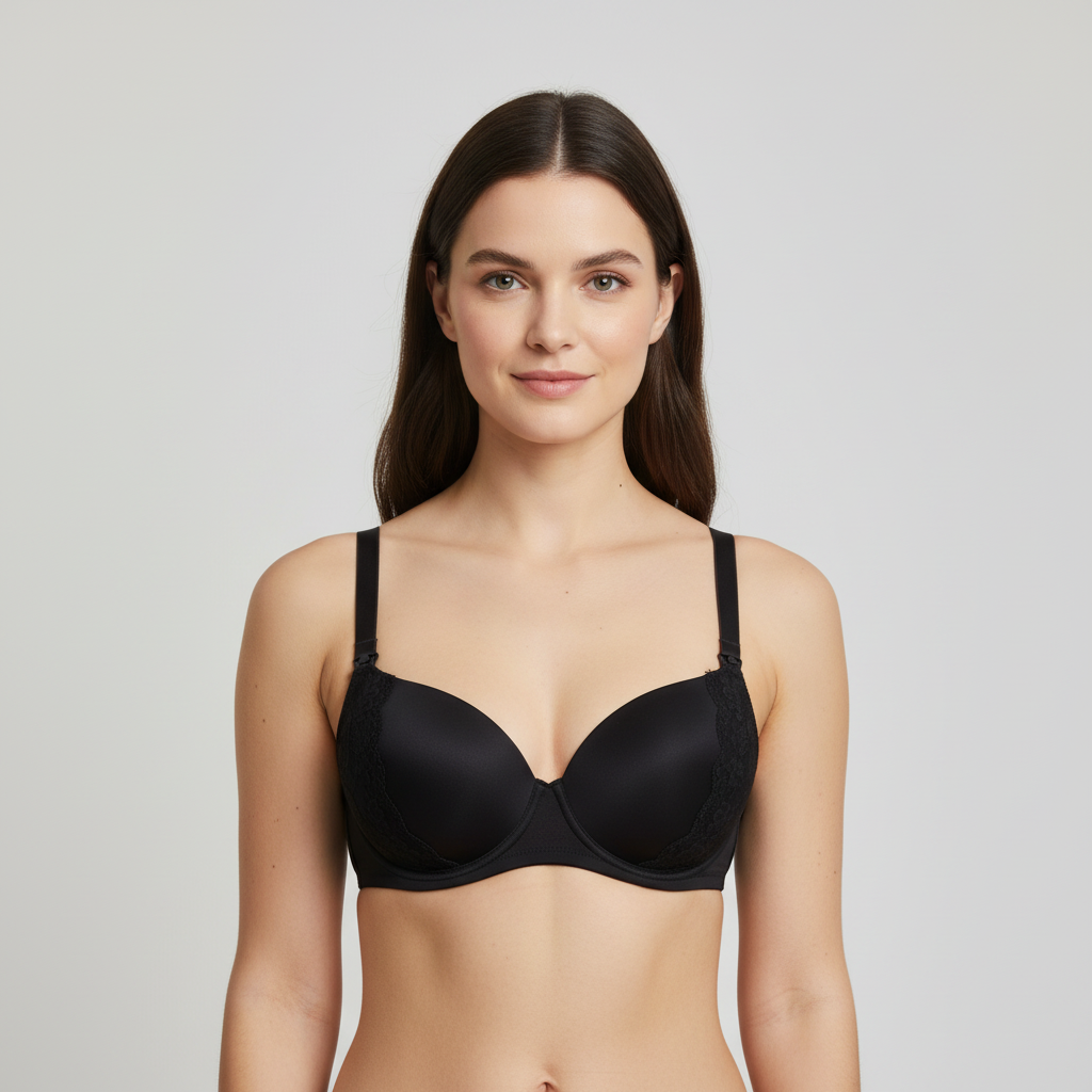 Soutien-gorge d'allaitement Colline Noir