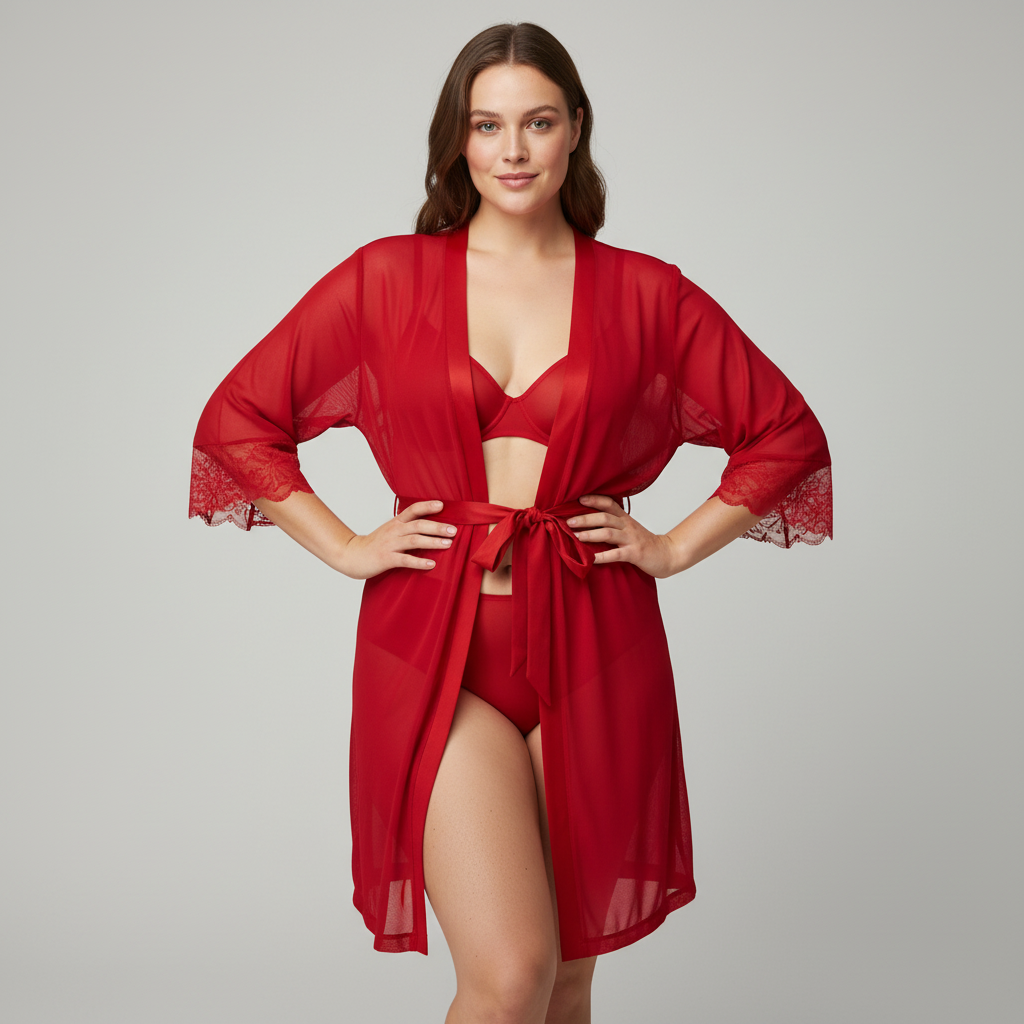 Kimono RougeGorge Rouge