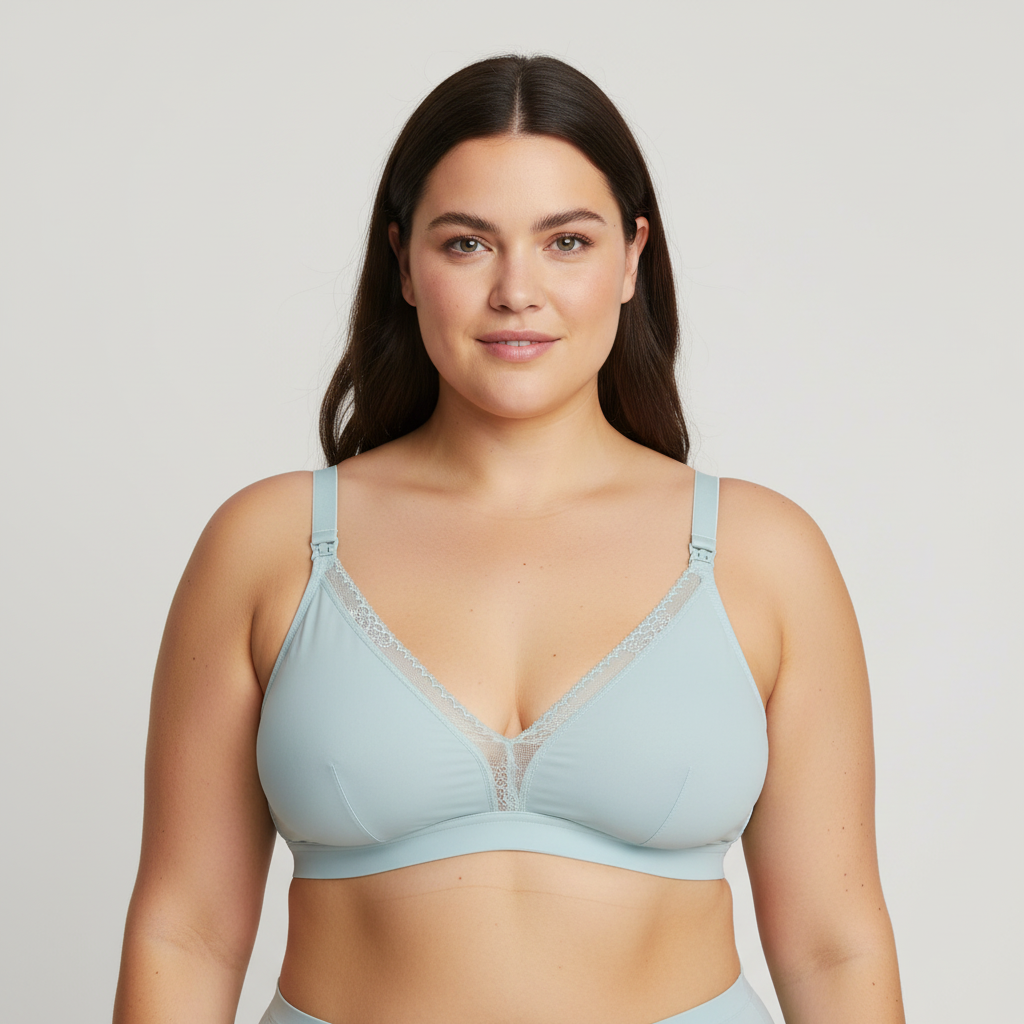 Soutien-gorge d'allaitement La Redoute Bleu