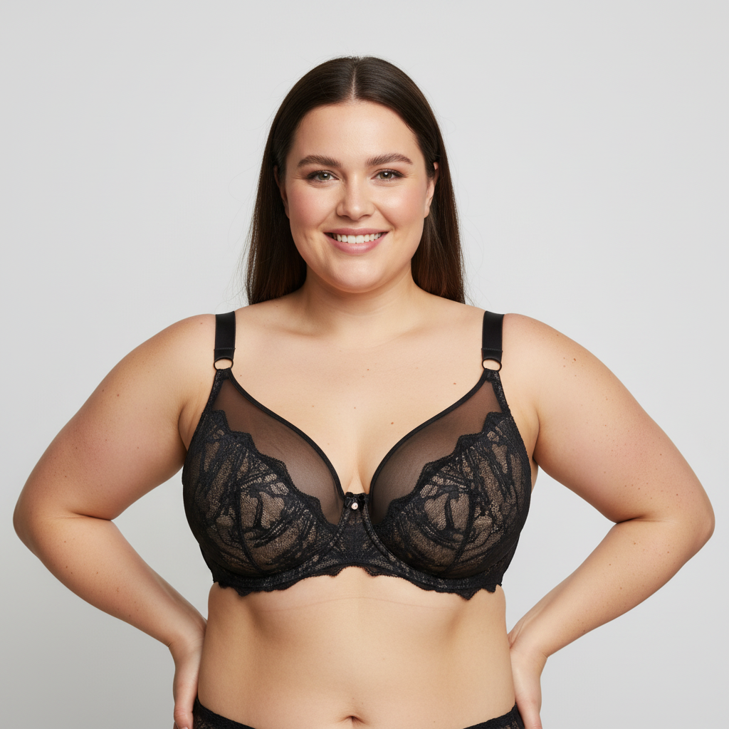 Soutien-gorge Rose Noir