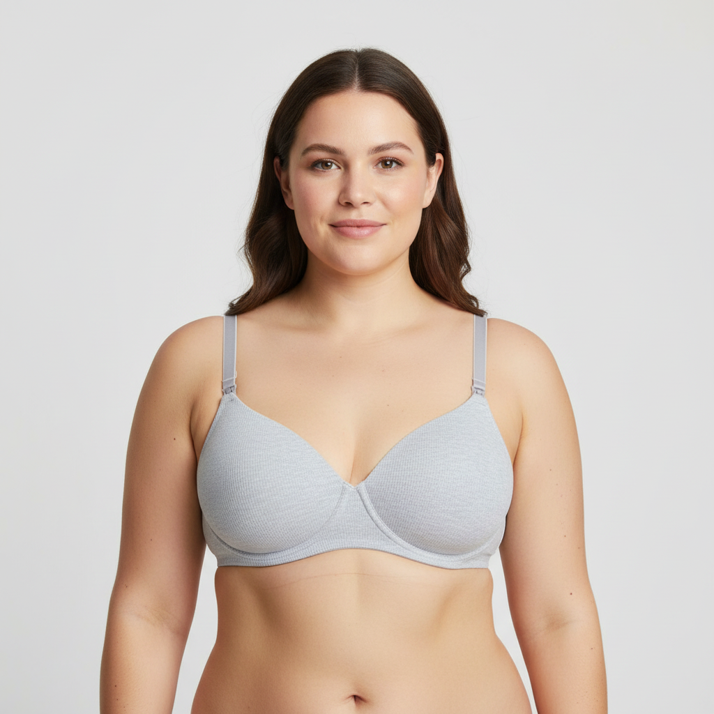 Soutien-gorge d'allaitement Gris