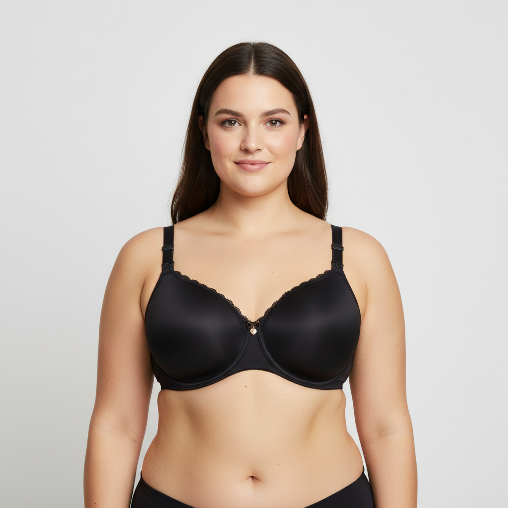 Soutien-gorge d'allaitement Darjeeling Noir