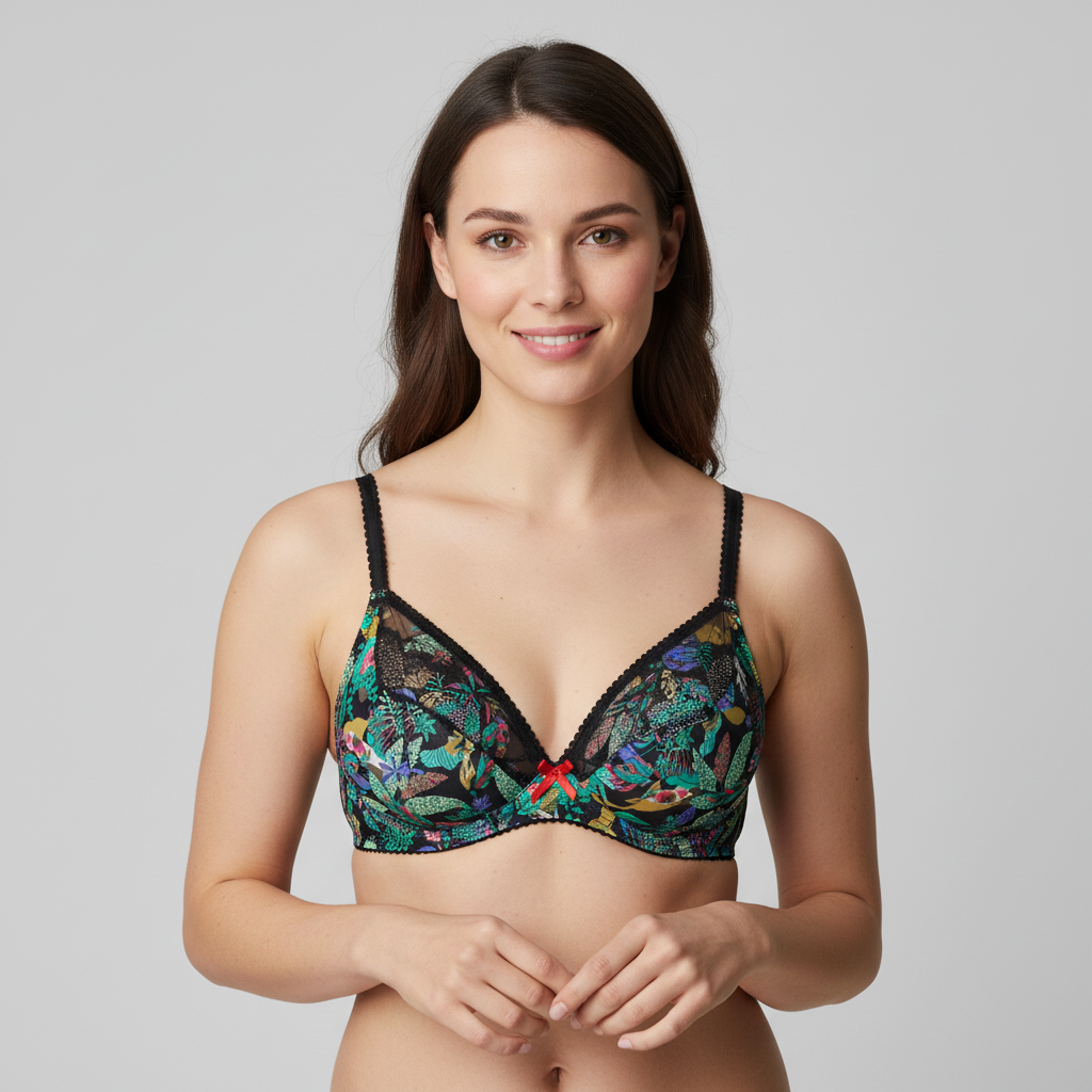 Soutien-gorge Jardin Secret Noir