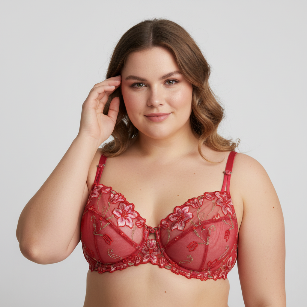 Soutien-gorge Daïa Rouge